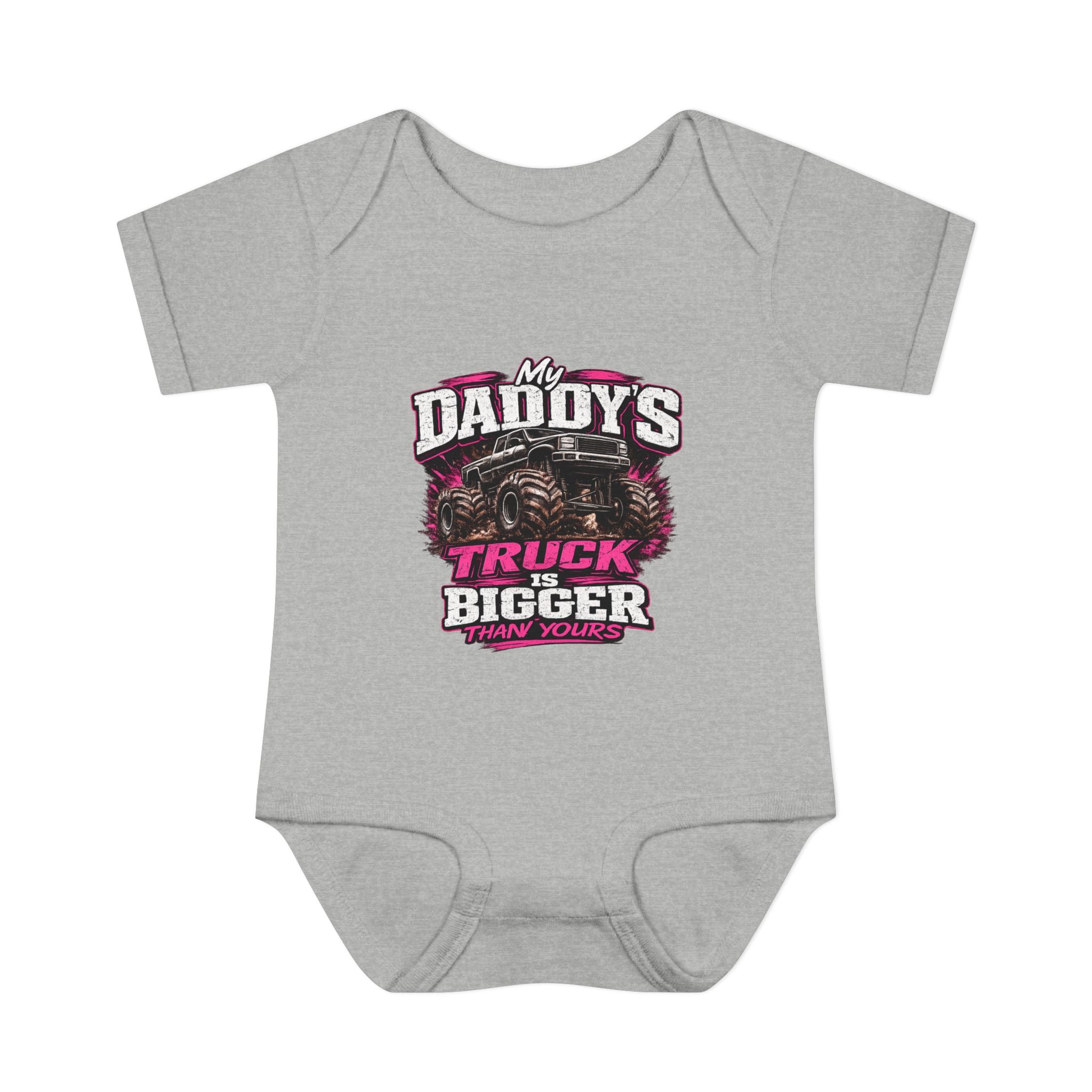 My Daddy's Truck Infant Baby Rib Bodysuit