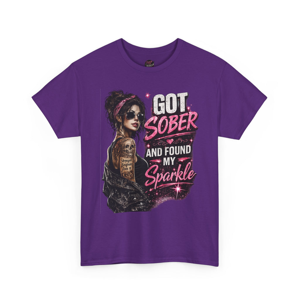 Got Sober Sparkle T-shirt