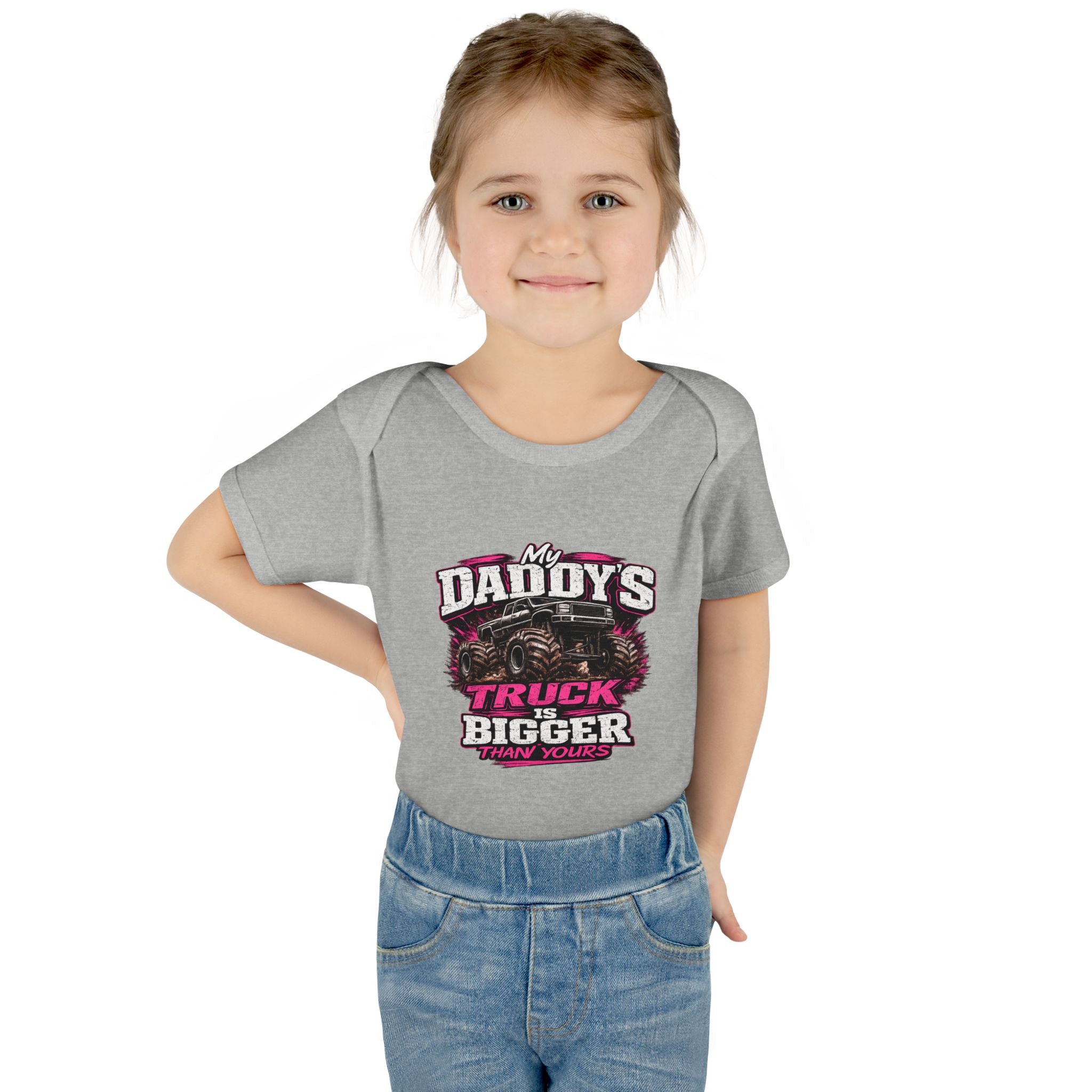 My Daddy's Truck Infant Baby Rib Bodysuit
