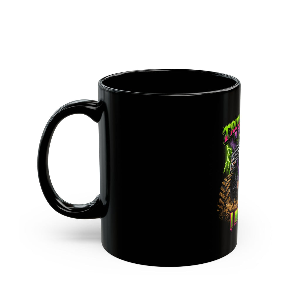I Hit Back Black Mug (11oz, 15oz)
