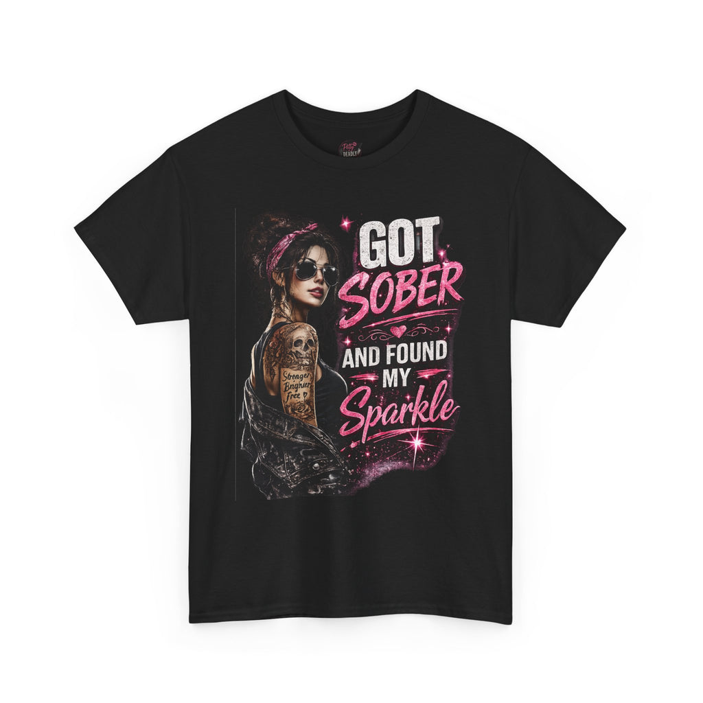 Got Sober Sparkle T-shirt