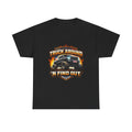 Truck Around N Find Out Trump American Flag T-shirt