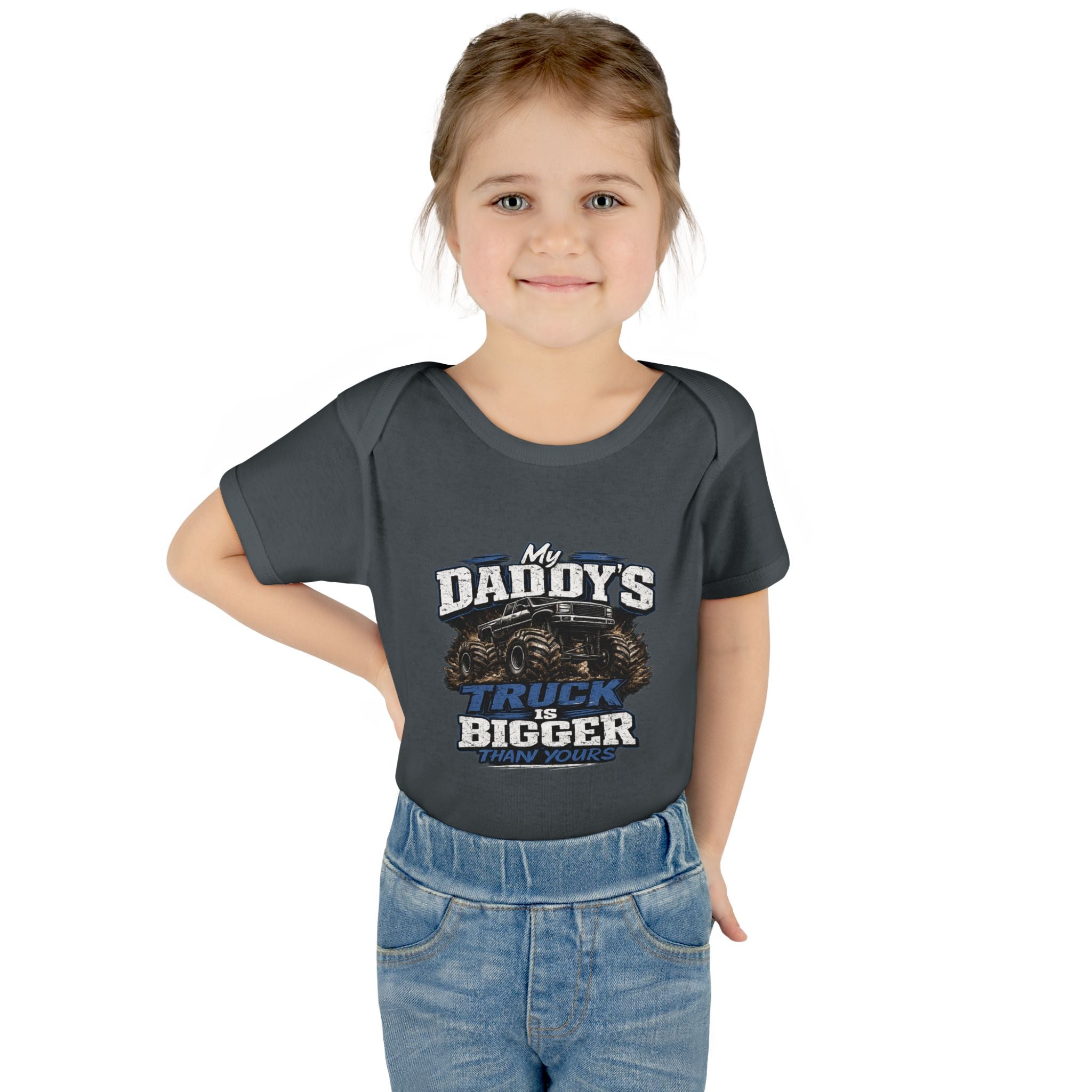 My Daddy's Truck Infant Baby Rib Bodysuit