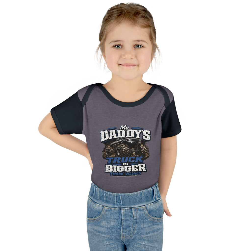 My Daddy's Truck Infant Baby Rib Bodysuit