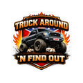 Truck Around N Find Out Trump Rebel Flag Sticker