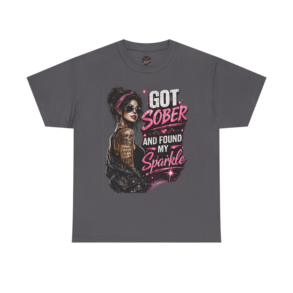 Got Sober Sparkle T-shirt