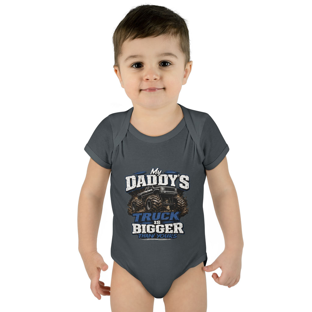 My Daddy's Truck Infant Baby Rib Bodysuit