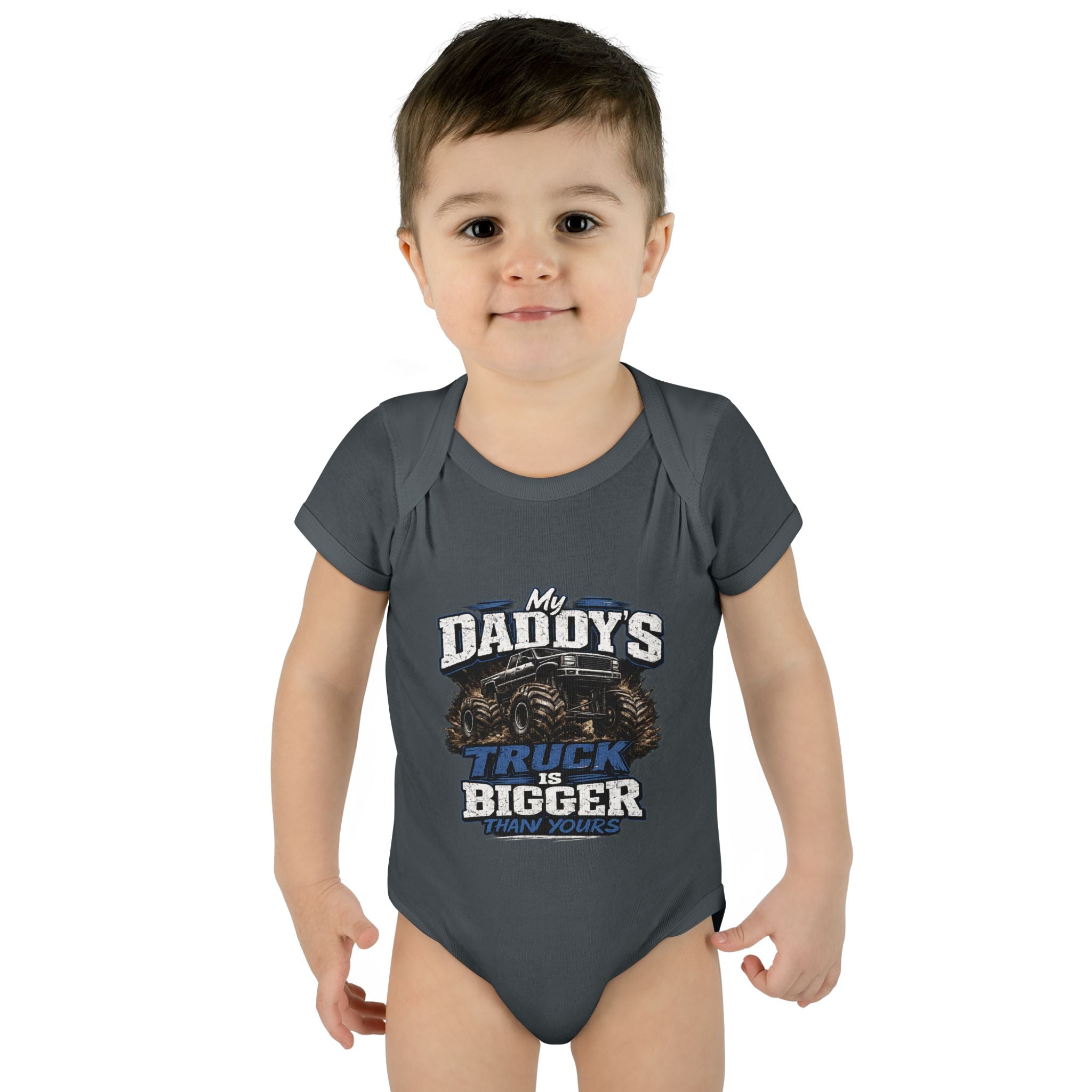 My Daddy's Truck Infant Baby Rib Bodysuit