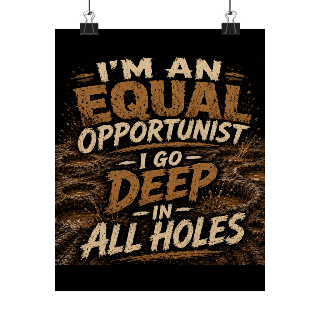 Equal Opportunist Matte Vertical Posters
