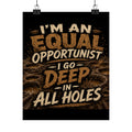 Equal Opportunist Matte Vertical Posters