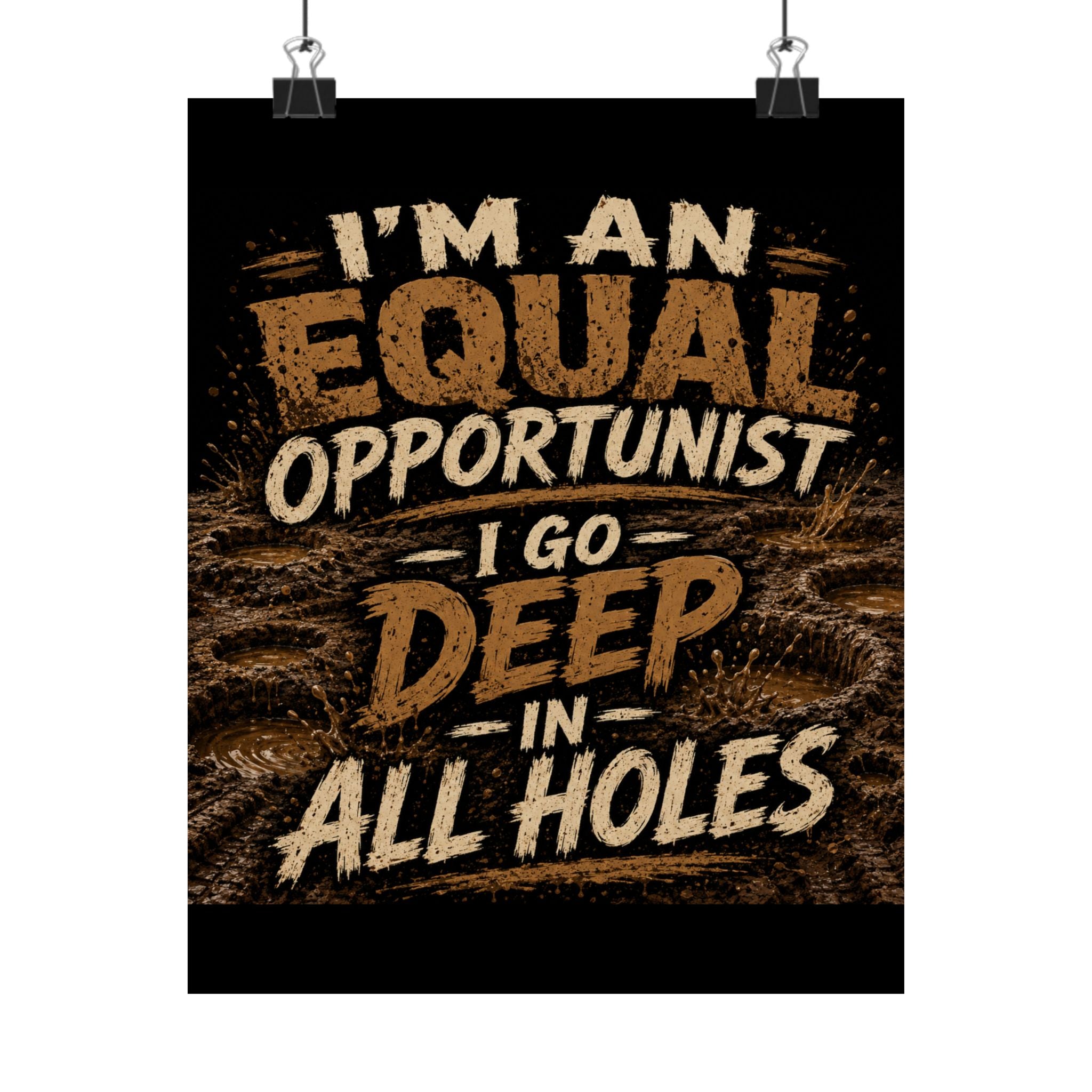 Equal Opportunist Matte Vertical Posters