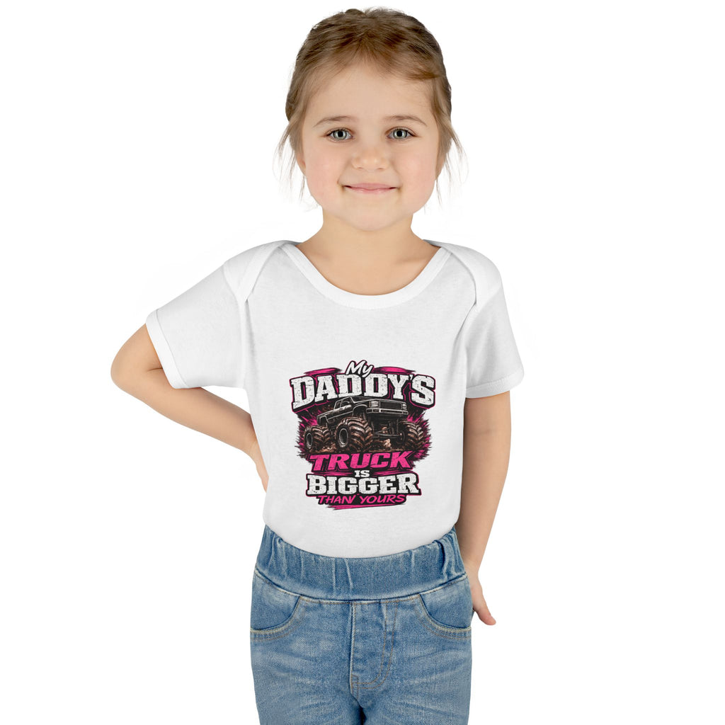 My Daddy's Truck Infant Baby Rib Bodysuit