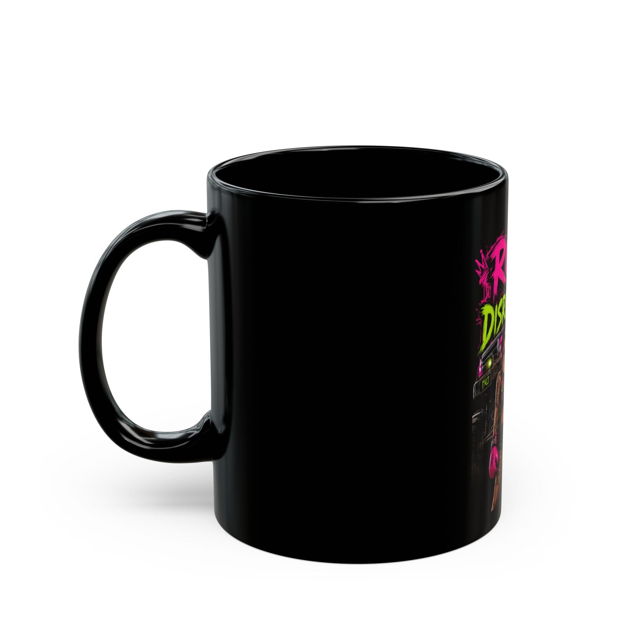Rude and Disrespectful Black Mug (11oz, 15oz)